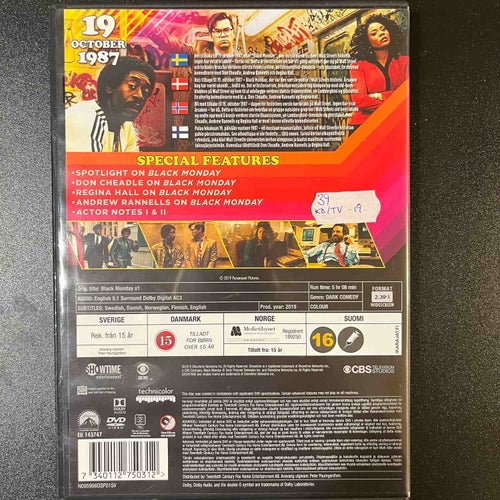 BLACK MONDAY - SEASON ONE. DVD KOMEDI / TV -19.