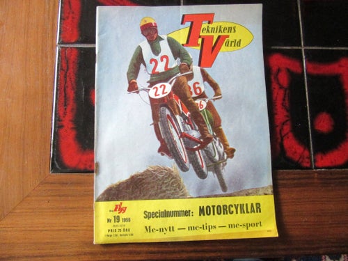TV 1955: Specialnummer Motorcyklar Lambretta 150 Triump TR2 test