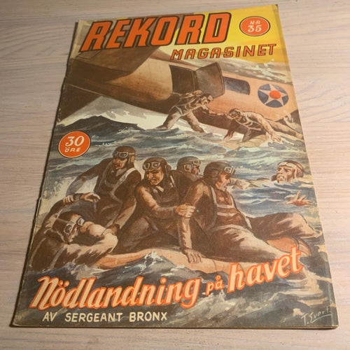 Tidningen Rekord Rekordmagasinet 1944 nr 35 - (baksidan saknas)