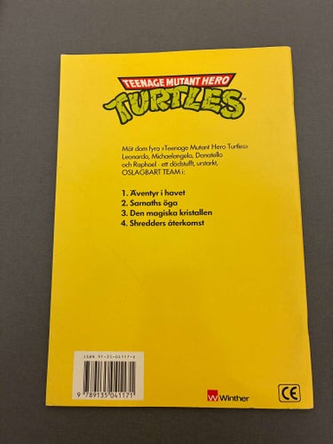 Teenage Mutant Hero Turtles Leonardo Äventyr i havet