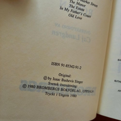 Familjen Moskat av Isaac Bashevis Singer