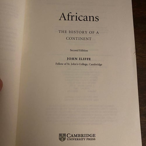 Africans: The History of a Continent av John Iliffe, andra upplagan