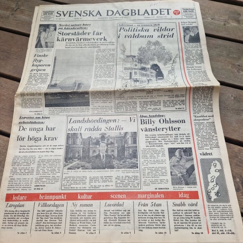 Svenska Dagbladet 2 oktober 1978