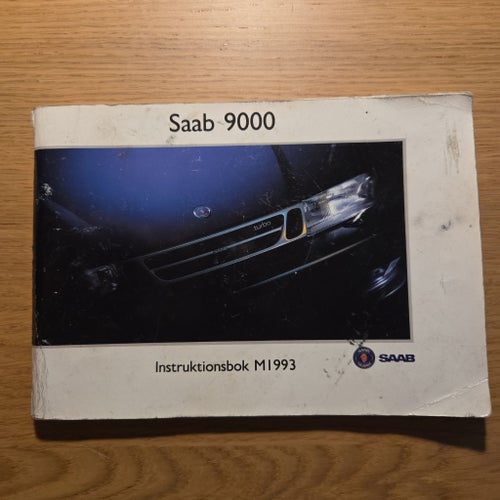 Saab 9000 Instruktionsbok M1993