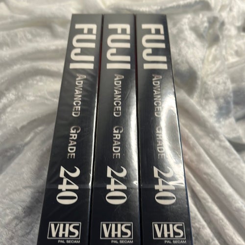 FUJI Advanced Grade 240 VHS-videokassett, 3-pack