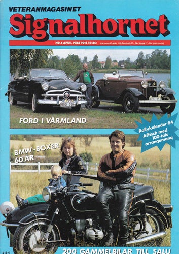 Signalhornet 1984-4 Ford Crown Victoria 1955.BMW Boxer.Anglia