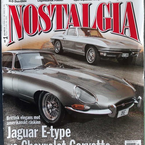 Nostalgia 1 2013: Jaguar E-Type + Corvette 1963, H-D 1958, Opel Diplomat Coupé