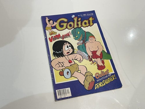 Goliat nr 10 1987 - serietidning pyssel vintage comic 80s
