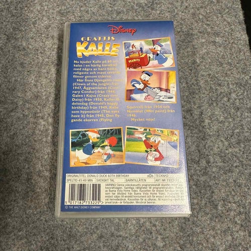 Walt Disney - Grattis Kalle 60 år - VHS