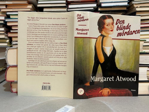 Den blinde mördaren av Margaret Atwood. Bok. Very good plus