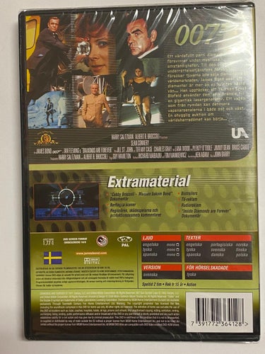 DVD Diamantfeber 007 James Bond Special Edition INPLASTAD