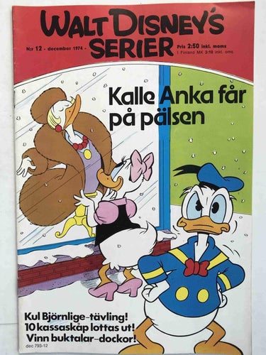 Walt Disney´s Serier - 1974:12 VF-