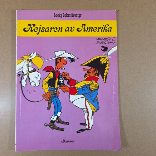 Lucky Lukes äventyr: Kejsaren av Amerika av Morris & Goscinny, 1977