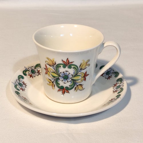 Figgjo Valle Norway kopp och fat, design Rolf Frøyland, vintage