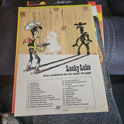 Skumt spel i Texas av Morris & Goscinny, 1973
