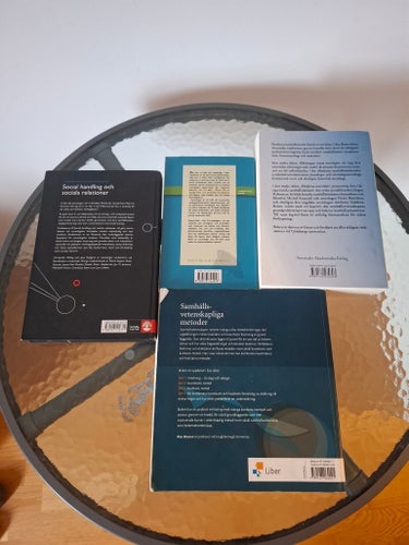 Bokpaket (4 st) Klassiker sociologi, universitetsstudier