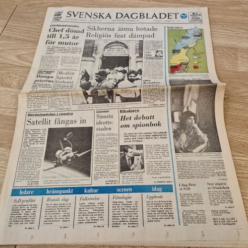 Svenska Dagbladet 9 november 1984
