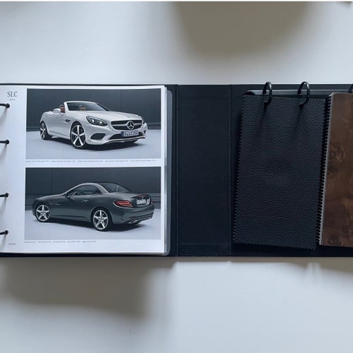 Mercedes Benz SL / SLK / SLC Lack- och Klädselportfölj