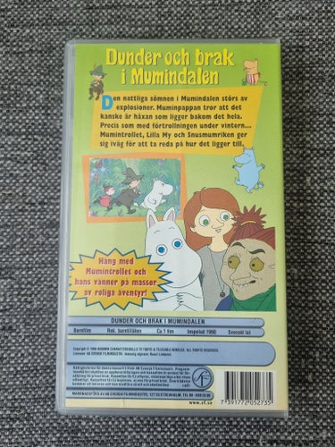 Mumintrollet - Dunder och Brak i Mumindalen (VHS)
