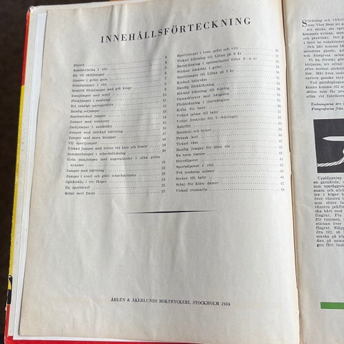 Med Stickor Och Virknål av Gerda Lindström, 1939