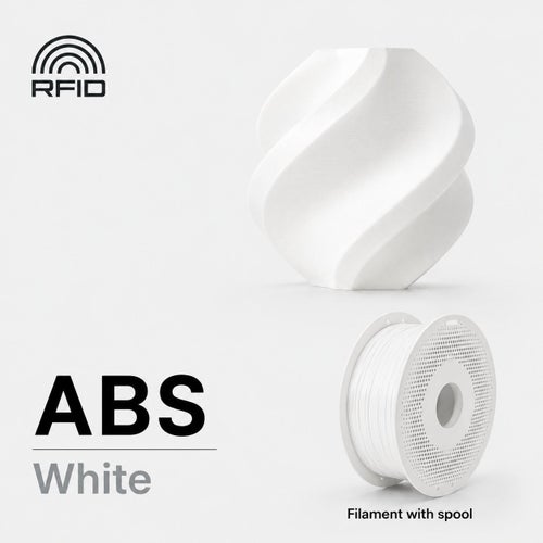 Bambu Lab ABS Filament White 1.75mm 1kg
