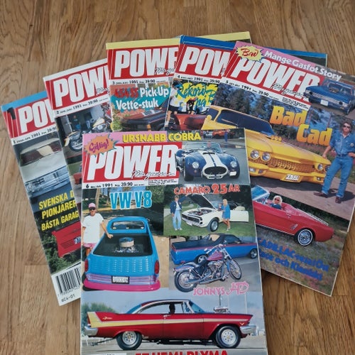 Power Magazine 1991 - Samling av flera nummer
