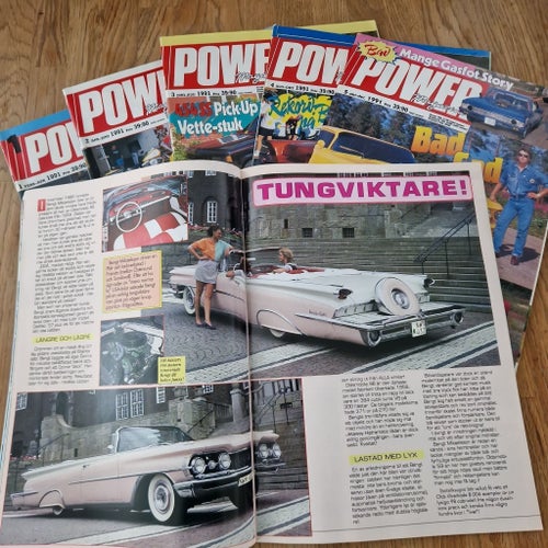 Power Magazine 1991 - Samling av flera nummer