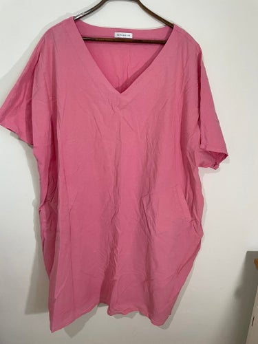 Rosa tunika, storlek XXL