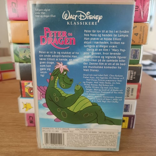 Peter og Dragen - Walt Disney Klassikere VHS