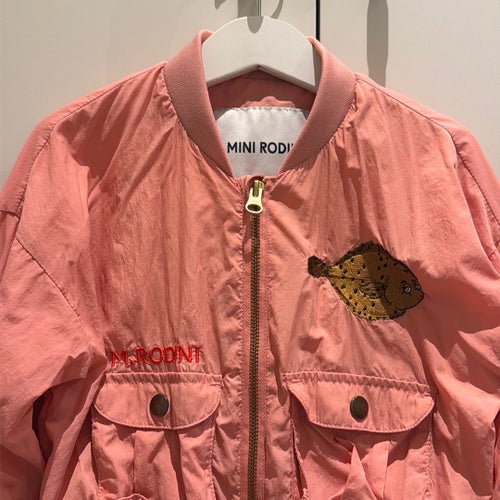 Mini Rodini rosa bomberjacka