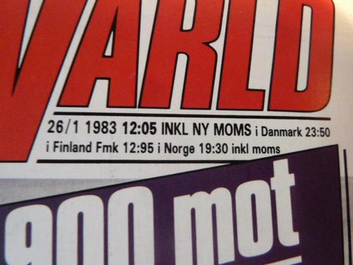 TEKNIKENS VÄRLD, 26/01 1983, NR 3,