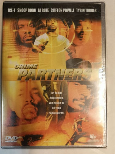 DVD Crime Partners Ice-T Snoop Dogg INPLASTAD