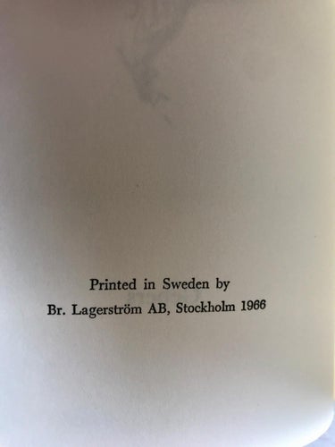 FALLET RAOUL WALLENBERG Elsa och Hans Villius 1966