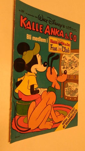 Kalle Anka 1980 nr 37. Minitidning 14 Nostalgoteket