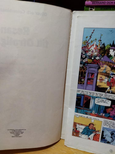 Oliver och Colombinas äventyr 5 Resan till otroliga ön 1980 första upplagan
