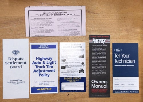 1995 Ford Econoline Owner´s Manual