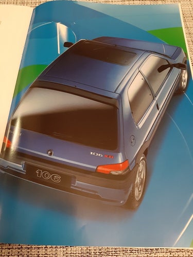 Peugeot 106 1992/1993 - broschyr