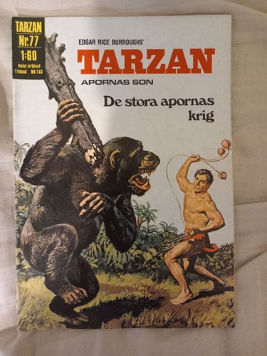 Tarzan Nr. 77: Apornas Son - De stora apornas krig av Edgar Rice Burroughs,