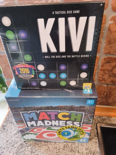 Sällskapsspel: Kivi och Match Madness