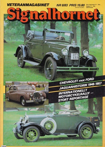 Signalhornet 1983-8 Jaguar 1948-1970.MC Rally.Case.Zündapp KS