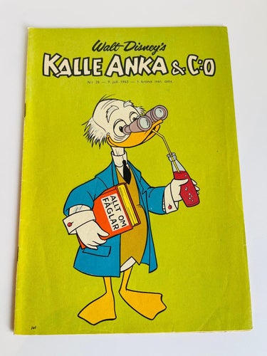 Walt Disney´s Kalle Anka & C:o  x 2 . Nr 28  & 33 - 1963