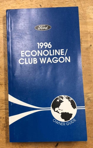 1996 Ford Econoline/Club Wagon Owner Guide