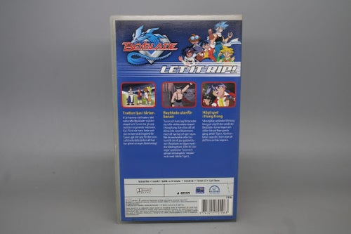 Beyblade Let it Rip Del 3 - Svenskt tal - Inplastad VHS
