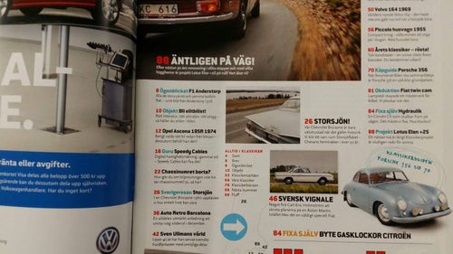 Klassiker nr 1 2016: Porsche 356, Lotus Elan, Opel Ascona A 19 SR, Volvo 164 -69