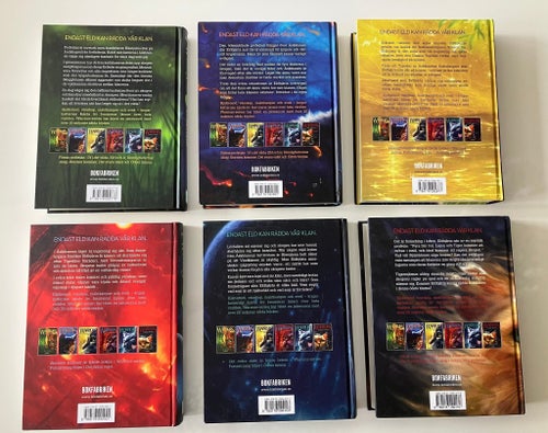 Warriors Del 1 - Första Profetian - alla volymer 1-6, av Erin Hunter, inbundna