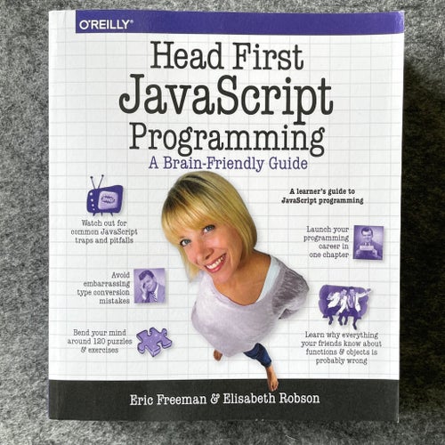 Head First JavaScript Programming O’Reilly Bok Programmering 660 sidor