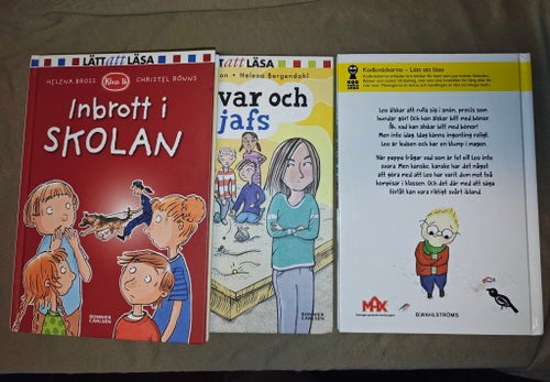 3 ST LÄTT ATT LÄSA BÖCKER!!