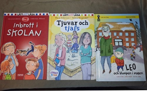 3 ST LÄTT ATT LÄSA BÖCKER!!