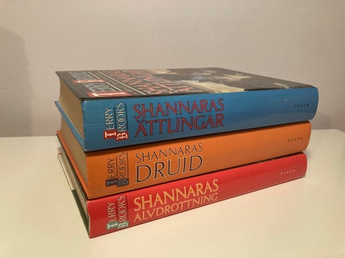 Arvet från Shannara x 3 - Del 1-3 - Terry Brooks - Druid m.fl. - Inbundna