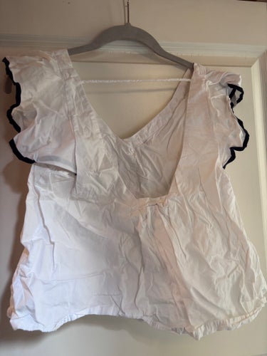 Pull&Bear vit topp, storlek M